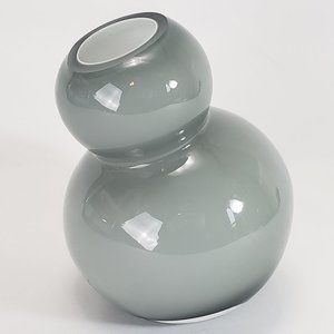 Gray Cased Art Glass 6" Vase